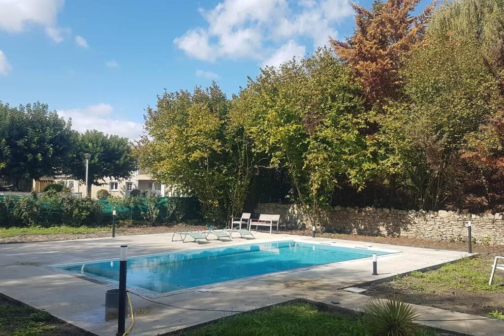 Demeure En Pierre Avec Piscine Privee Villa Etauliers Dış mekan fotoğraf